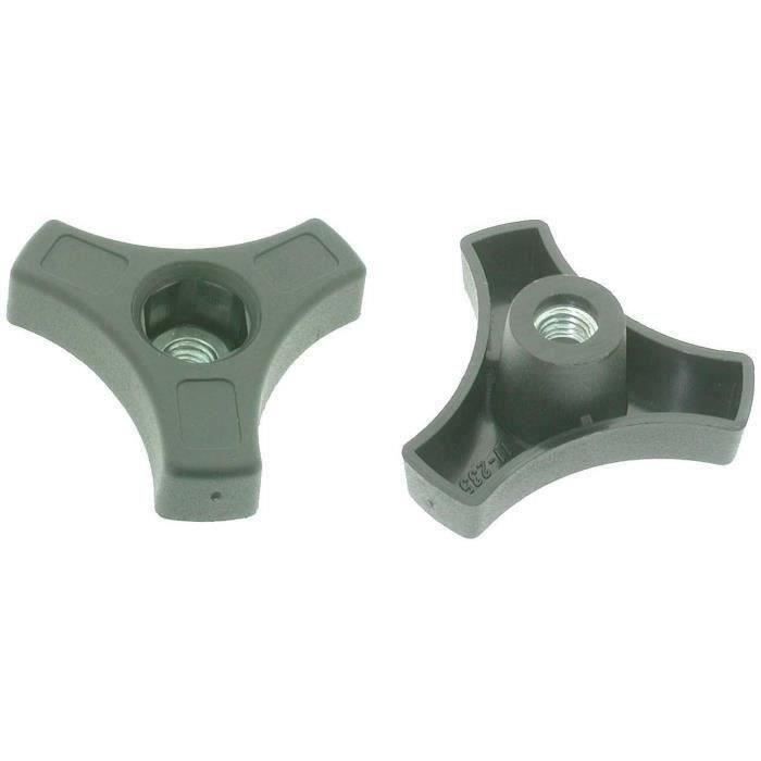 Écrou à ailettes adaptable pour vis de mancheron Ø: 8mm
