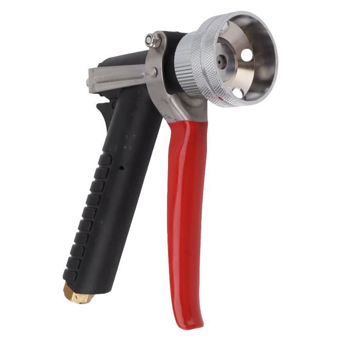 Pistolet Pulvérisateur Réglable En Laiton - Pour Arrosage, Lavage Voiture, Nettoyage - Jet Variable De Brume à Fort