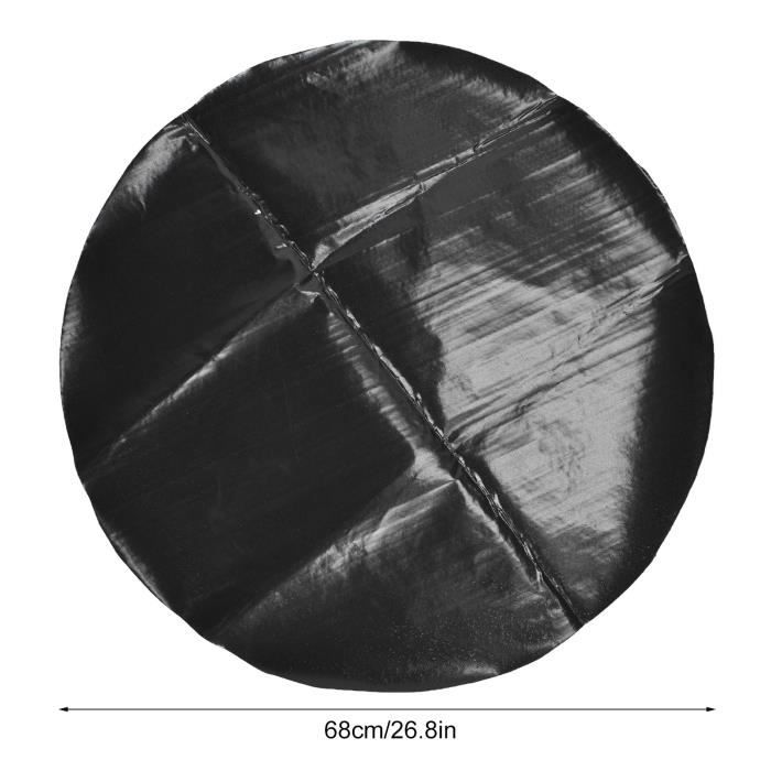 JIT Tapis De Barbecue Tapis De Sol De Four En PE Tapis De Barbecue Rond