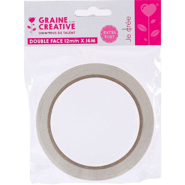 Colles Et Adhésifs Herma Ruban Adhésif Double-face, 12,5 Mm X 12 M, Blanc