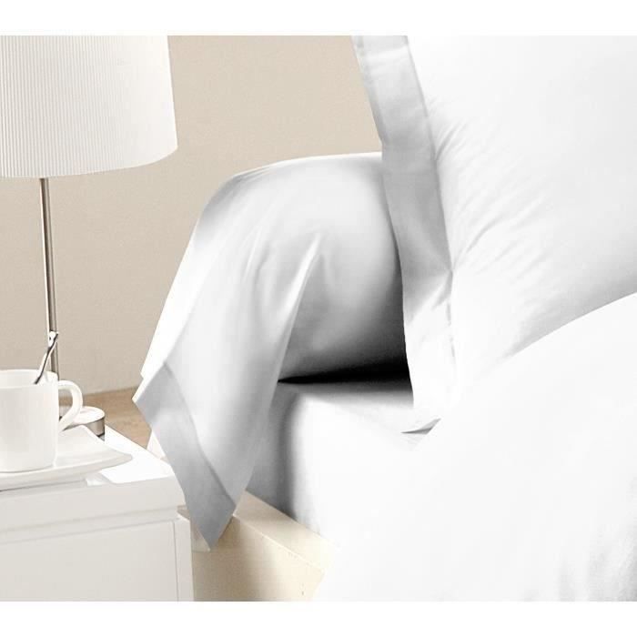 LOVELY HOME Lot de 2 Taies de Traversin 100% coton 85x185 cm - vue 5