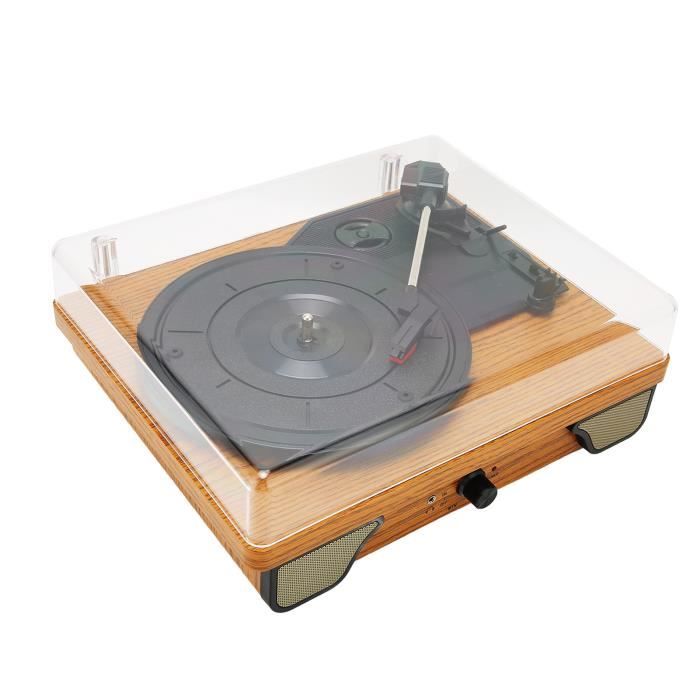 Como Audio Tourne-Disque Bluetooth (Piano Noir) - Vinyle, Cartouche Ortofon OM10, 33/45 Tr/min, Préampli Intégré