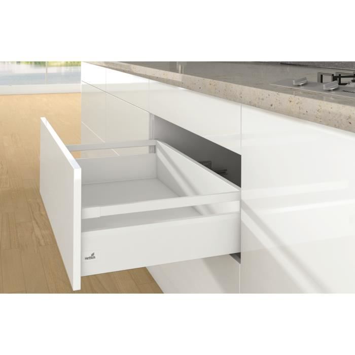 tiroir casserolier impex avec mécanisme hettich - profondeur 500 mm - largeur 1000 mm - trmc100h