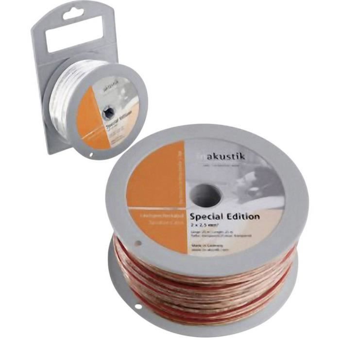 Cable De Altavoz Hi-Fi Premium 2 X 4 MM² Altavoz HQ HP INAKUSTIK Alemania 10 M