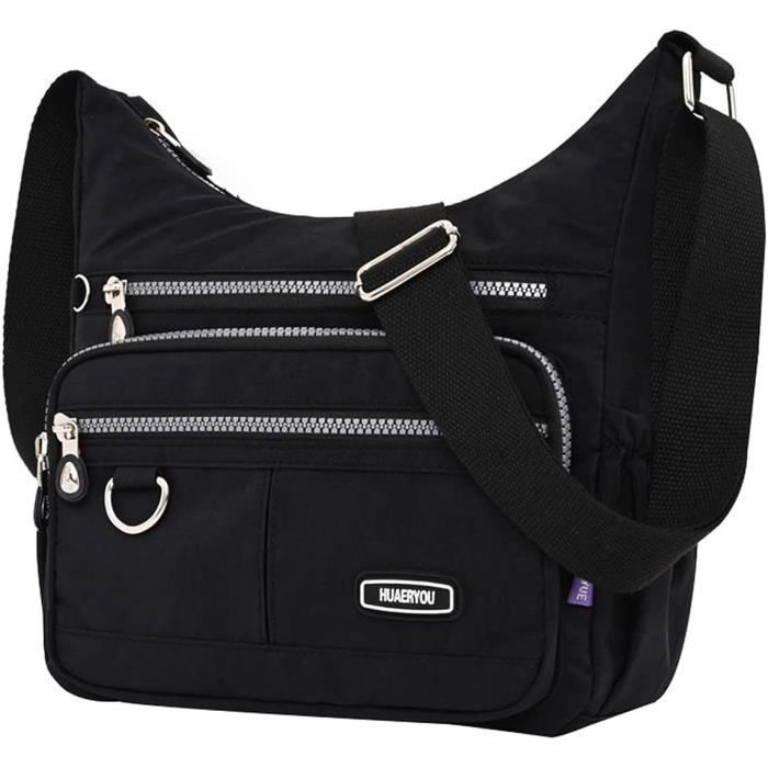 Sacoche Homme Chase Chic , Sac Pour Ordinateur Portable 15 Pouces Résistant à L'eau, Sac Cartable à Poches Multiples Pour Affaires/école Sac Bandoulière Homme