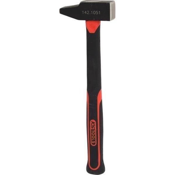 Marteau rivoir KS Tools Manche tri matière Tête 400 g Acier haute résistance