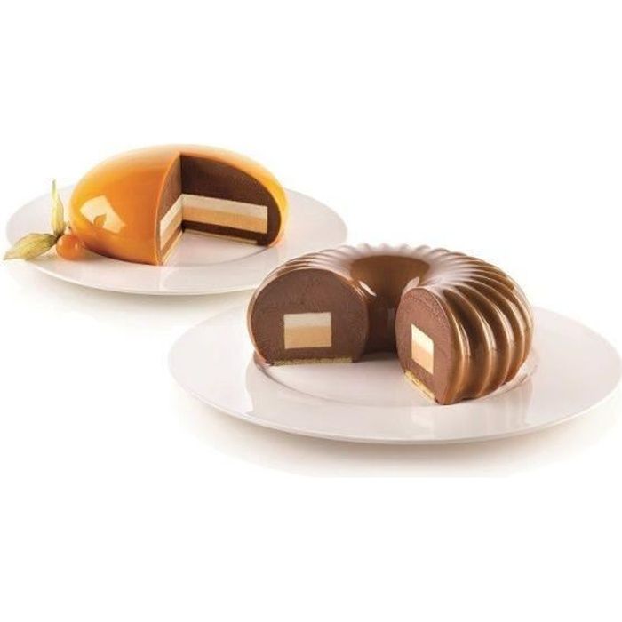 Multi Inserto Round Insert En Silicone Pour Gateau 17 6 X 2 5 Cm Silikomart Cdiscount Maison
