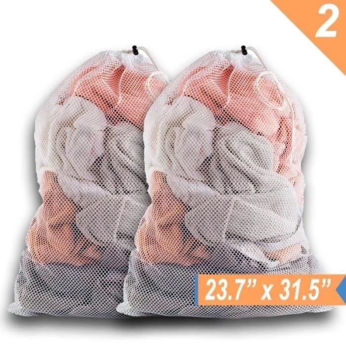 4 Filets Linge Machine - Sacs Lavage Nid D'Abeille (S, M, L, XL)