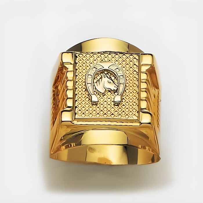 Chevalière Or 18 Carats Or jaune Achat Vente chevaliere