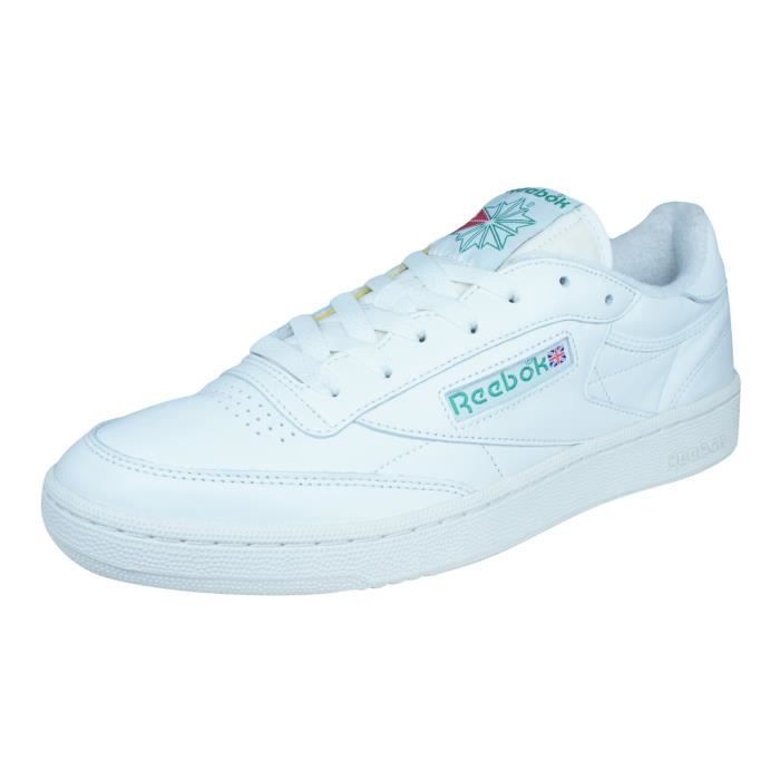 Reebok Club C 85 Vintage Baskets Homme Blanc 9.5 Blanc Blanc - Cdiscount  Chaussures