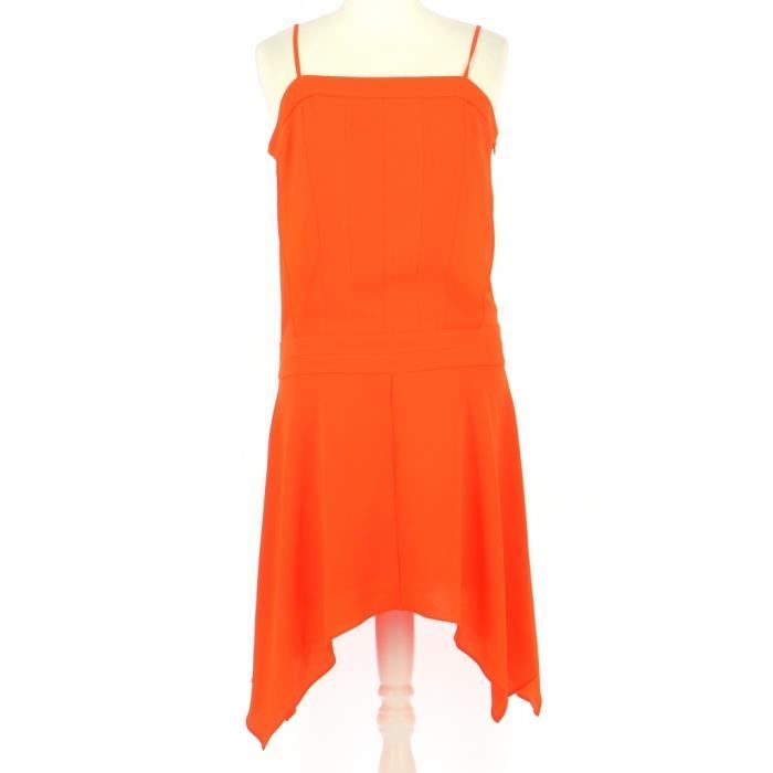 robe sandro orange