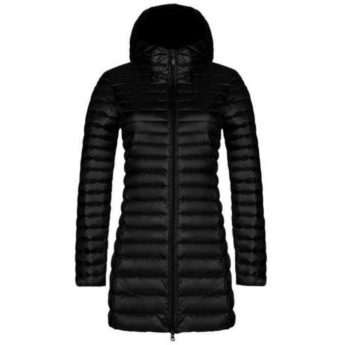 Doudoune Légère Femme Longue Capuche | Ultra Fine Matelassée | Parka Oversize Hiver | Grande Taille Disponible