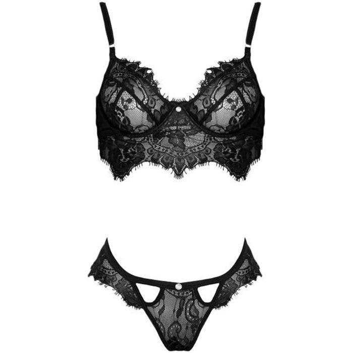 Dentelle noire sous vetement best sale