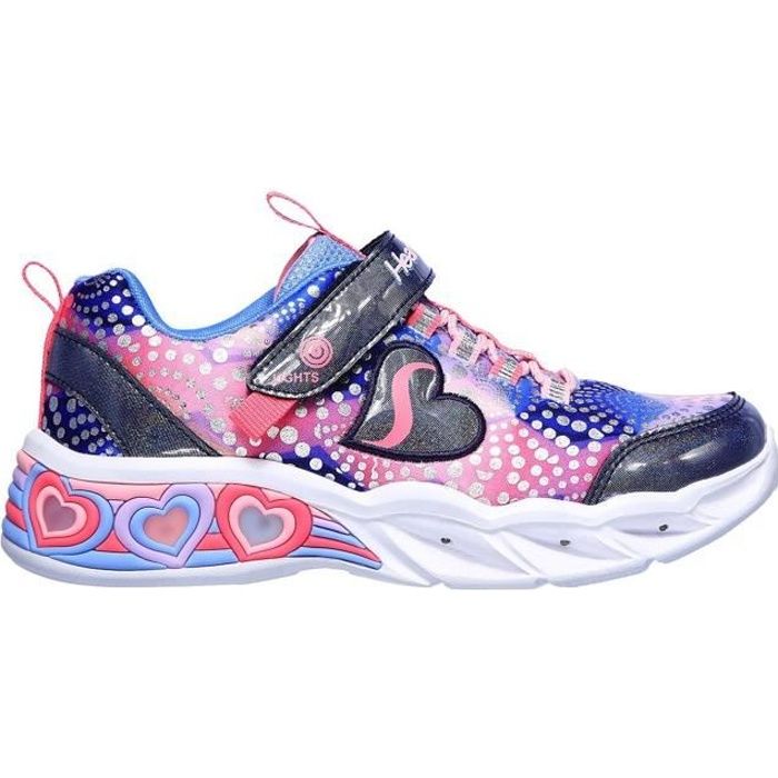 basket lumineuse fille skechers