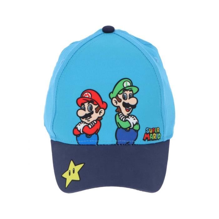 Casquette Mario & Luigi, bleu, 54