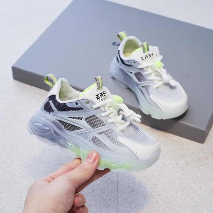 Basket Enfant Chaussures Gar on Fille Baskets Blanc Cdiscount