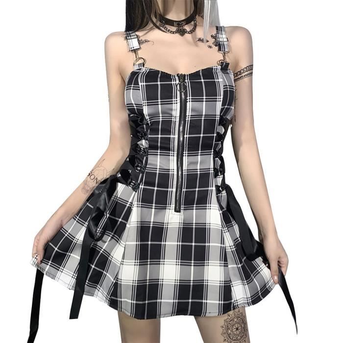 Robe Forever 21 Noire, Taille L, Sans Manches, Fermeture éclair (occasion Très Bon état)