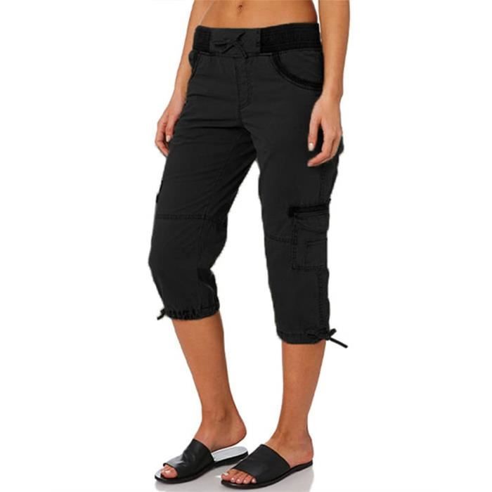 2025 Damen Cargo Shorts Mit Elastischer Taille - Freizeit & Outdoor Shorts