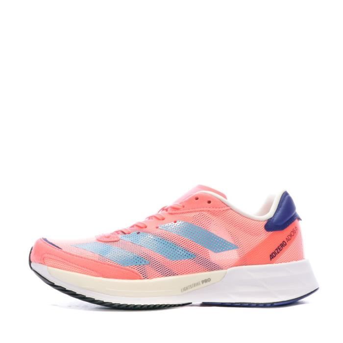 Chaussures de Running Rose Femme Adidas Adizero Adios 6