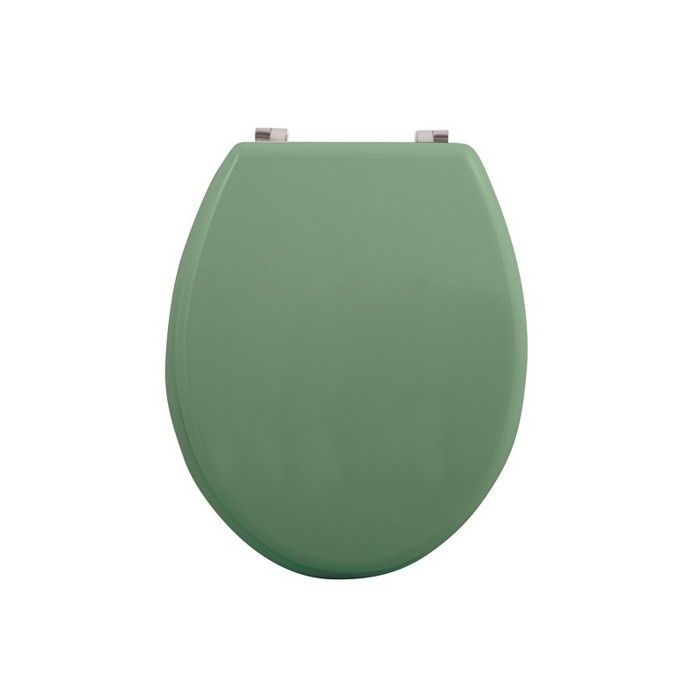 Abattant wc MDF CLEO Vert Basil mat - Charnières en Inox MSV