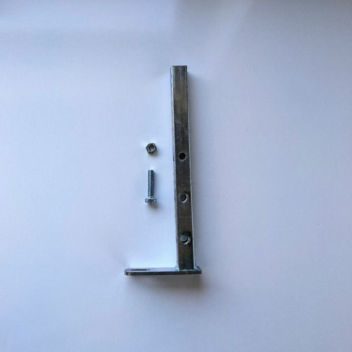 Comparer les prix de Pieds de scellement pour chenil chien sur mesure en métal 20x20 mm - Gris - Petit - Extérieur