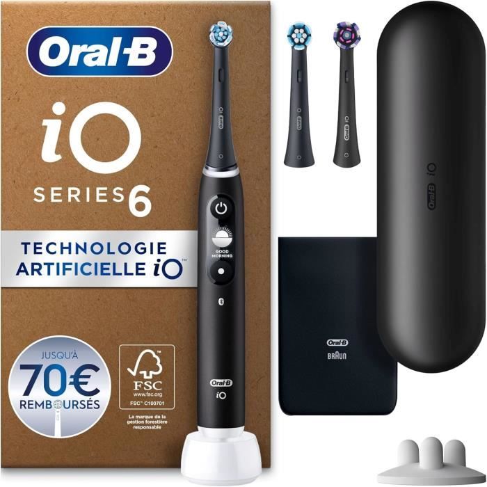 Brosse À Dents Électrique Oral B iO 6 5 Modes Capteur De Pression