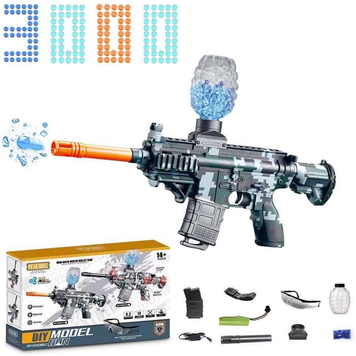 Pistolet à Billes D'Eau Gel Blaster M416 - Automatique 20 000 Billes - Portée 20m - Adulte