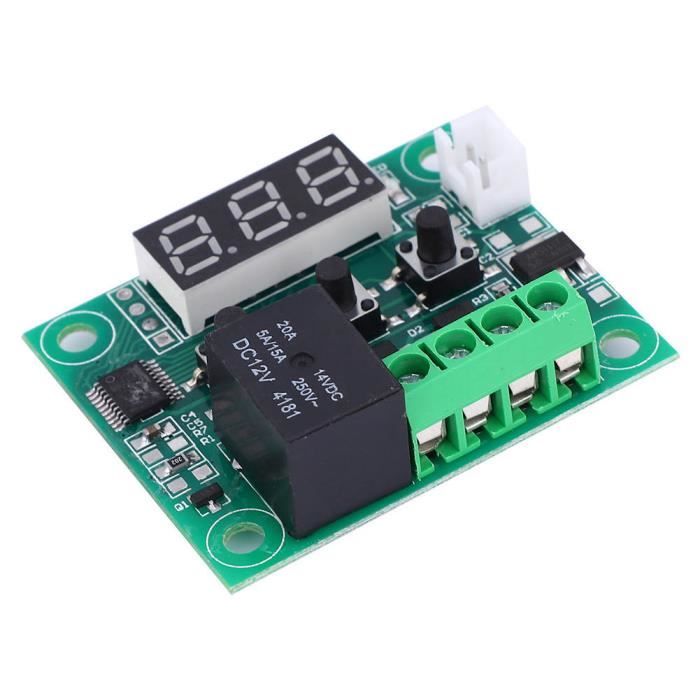 2x Contrôleur De Température W1209 - Thermostat Numérique 12V DC Pour DIY Et Projets Électroniques