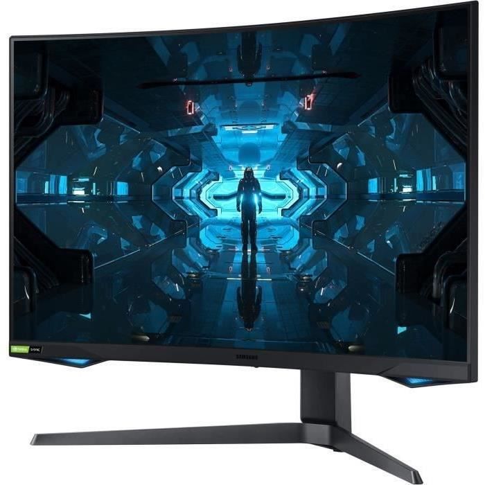 Ecran PC Gamer Incurvé - SAMSUNG ODYSSEY G7 - G75T C32G75TQSP - 32'' WQHD - VA - 1 ms - 240Hz - HDMI / DisplayPort - AMD Freesync