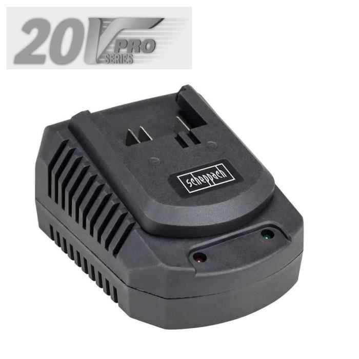 Chargeur rapide SCHEPPACH - 20V - 2.4A - FC2.4-20ProS