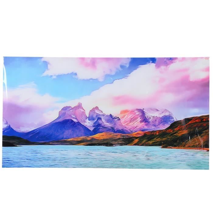 Meilleurs prix pour Shipenophy Poster Aquarium Fond Ciel Coloré PVC Décoration Aquarium 91x50CM