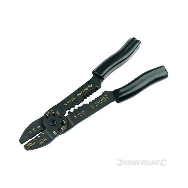 Silverline Pince à sertir et dénuder - vue 2