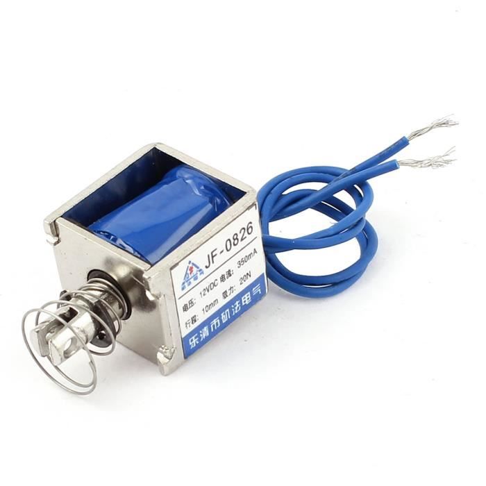 Électroaimant Linéaire 12V - Solénoïde DC Pour Automatisme, Distributeurs, Appareils Ménagers - 3