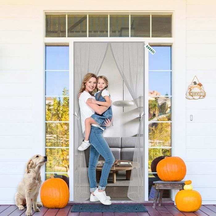 CGUOZI Moustiquaire Sur Mesure De Porte, 85 X 255 Cm Porte