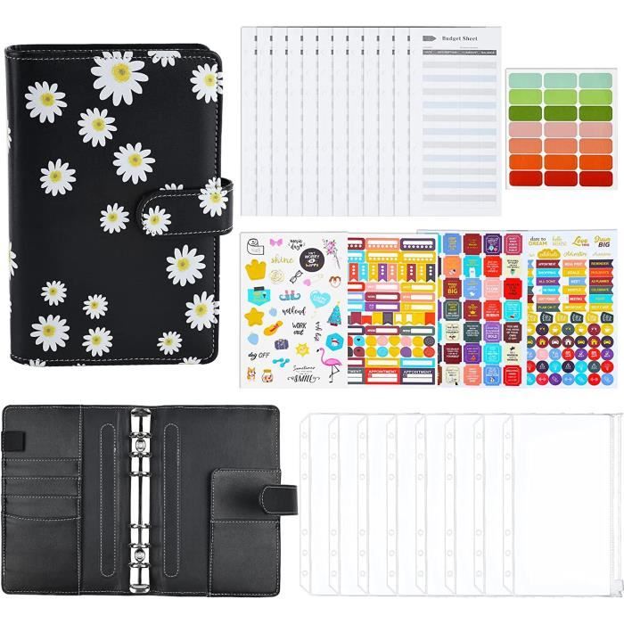 Classeur Budget A6, Lot De 30 Carnet Budget, Carnet Enveloppe Budget Agenda Budget Avec Enveloppe Avec Fermeture Boucle Magnétique