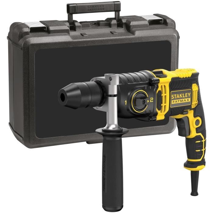 Perceuse À Percussion Stanley FMEH850K-QS – 850 W 2 Vitesses Mandrin 13 mm - vue 3