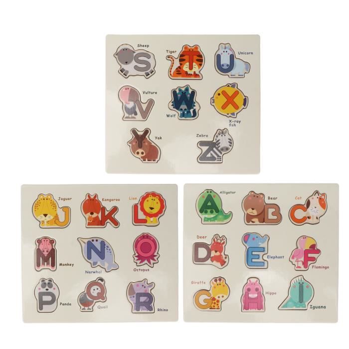 Puzzle En Bois - Alphabet - Generation Montessori