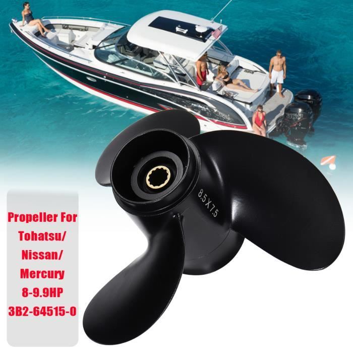 Hélice Hors Bord En Aluminium Pour Nissan Tohatsu Mercury 4 6 78X8 Pour