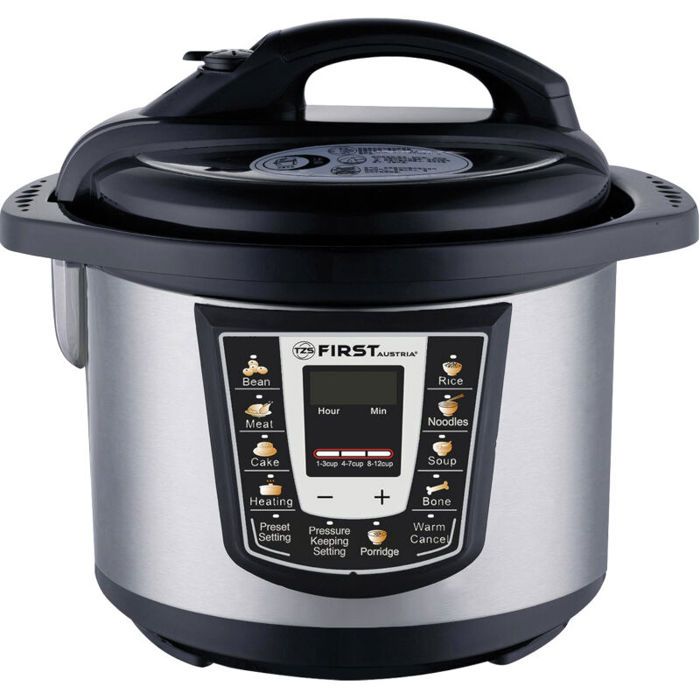 Multicuiseur 6L - Mijoteuse Électrique - Autocuiseur sous pression Inox 8 programmes - 1000W