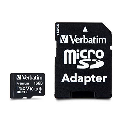 Carte mémoire microSDHC - VERBATIM - 16 Go - Class 10