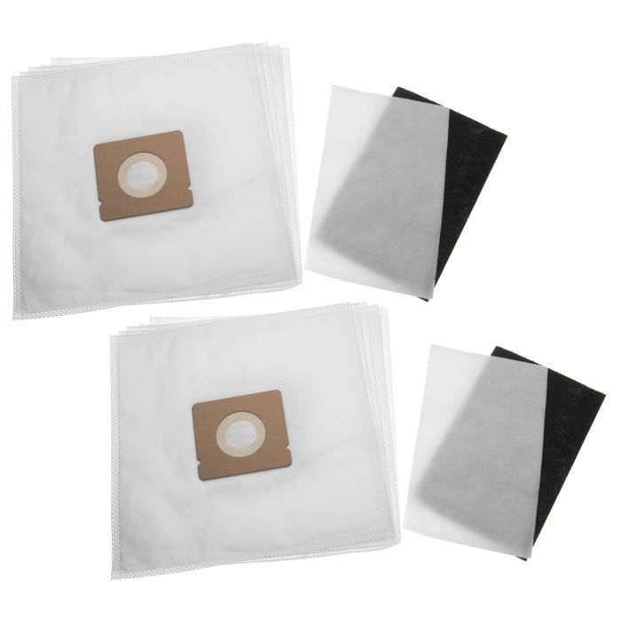 vhbw 10 sacs microfibres non tissées compatible avec Rowenta