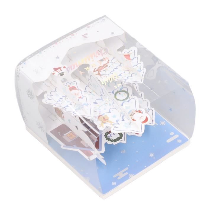 Carte Pop-up De Noël Nativité 3D - Avec Enveloppe, 19,6x13,6 Cm | Décoration Bureau, Cadeau Religieux
