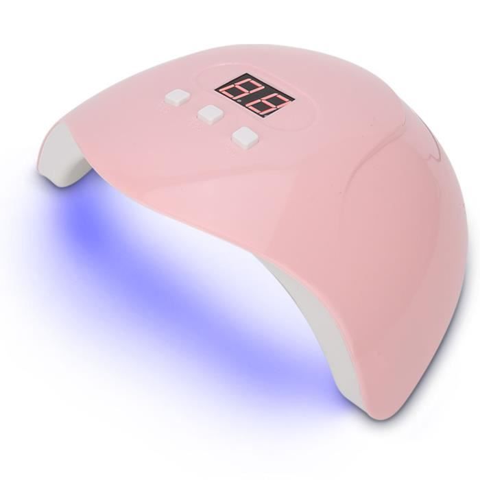 Lampe à Ongles, Lampe UV LED Ongles Gel, UV/LED Grand Espace 96W Avec Support De Téléphone Machine à Ongles Pour D'art Et Usage Domestique