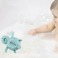 Drfeify Thermomètre de bain pour bébé en forme de tortue - Mesure de la température du bain et de la chambre - Design amusant et-1