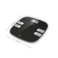 Balance impédancemètre sans pile LITTLE BALANCE 8230 USB Body Soft - 13 indicateurs - 180 kg / 100 g - Noir-1