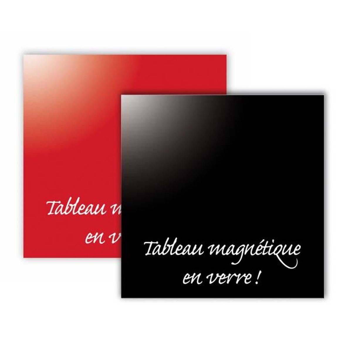 rouge magnétique avec un stylet et 4 broches Tableau magnétique en verre 40 x 60 cm