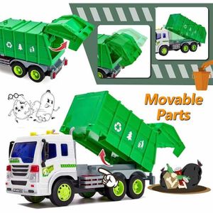 Camion Benne Télécommandé 1:24 - 6 Canaux Avec LED Et Son - Pour Enfants - Jouet Construction