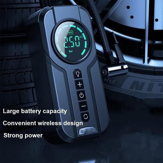 Mini gonfleur de Pneu Portable à Remplissage Rapide en 1 Minute, 2023  Nouveau compresseur d'air Portable, Pompe à air for pneu[833] - Cdiscount  Auto