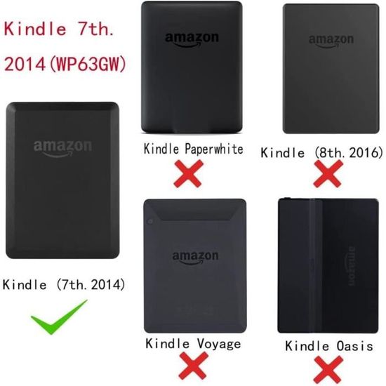 Coque Pour Kindle Touch 2014(Pour Kindle 7 7Eme Generation)Etui De