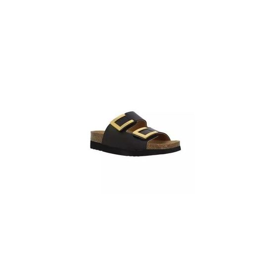 Sandales Dr. Scholl's En Cuir Doré - Taille 40 EU, Style Claquette, Pour Femme - Neuf Avec Emballage